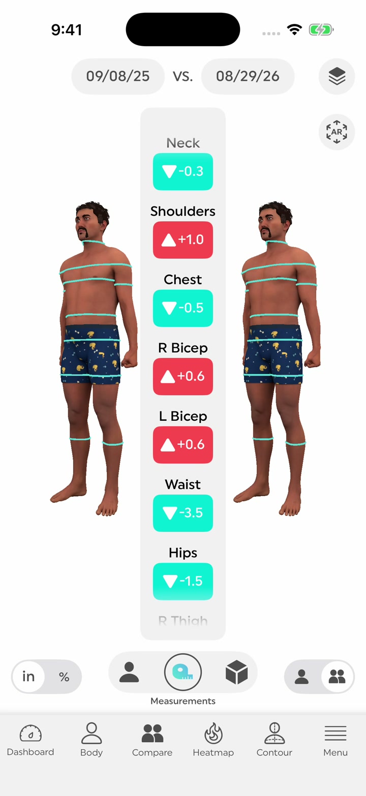 Male recomposition / 355 days